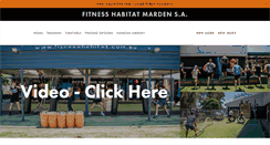 Desktop Screenshot of fitnesshabitat.com.au